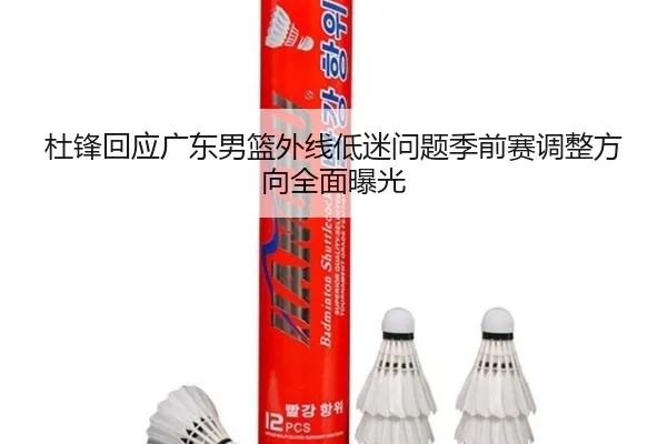 杜锋回应广东男篮外线低迷问题季前赛调整方向全面曝光 - kaiyun